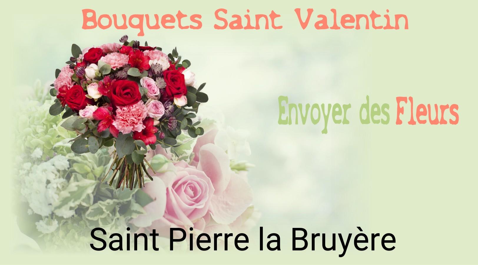 Roses de Saint-Valentin livrées à Saint-Pierre-la-Bruyère